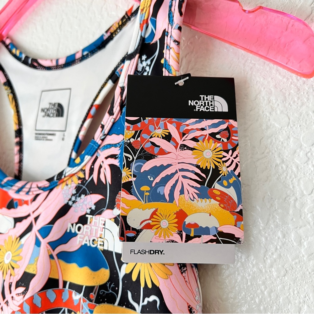 NWT The North Face Women's Printed Midline Sports Bra Size Large - Picture 9 of 14